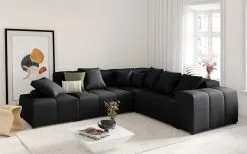 Pehmeä Kulmasohva Micadoni Home Margo XL 68, Musta 11 Pehmeä Kulmasohva Micadoni Home Margo XL 68, Musta -NORE Kalusteet Myymälä pehmea kulmasohva micadoni home margo xl 68 faf00 osta reference