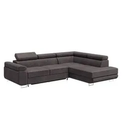 Pehmeä Kulmasohva Selsey Stevil, Harmaa