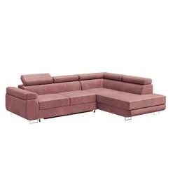 Pehmeä Kulmasohva Selsey Stevil, Vaaleanpunainen