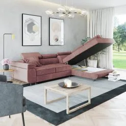 Pehmeä Kulmasohva Selsey Stevil, Vaaleanpunainen -NORE Kalusteet Myymälä pehmea kulmasohva selsey stevil vaaleanpunainen a1357 osta reference