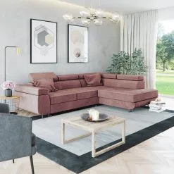 Pehmeä Kulmasohva Selsey Stevil, Vaaleanpunainen -NORE Kalusteet Myymälä pehmea kulmasohva selsey stevil vaaleanpunainen de0d2 palaute reference