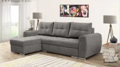 Pehmeä Kulmasohva Ulla 05, Harmaa