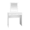 Peilipöytä ML Meble Bijou 01, Valkoinen