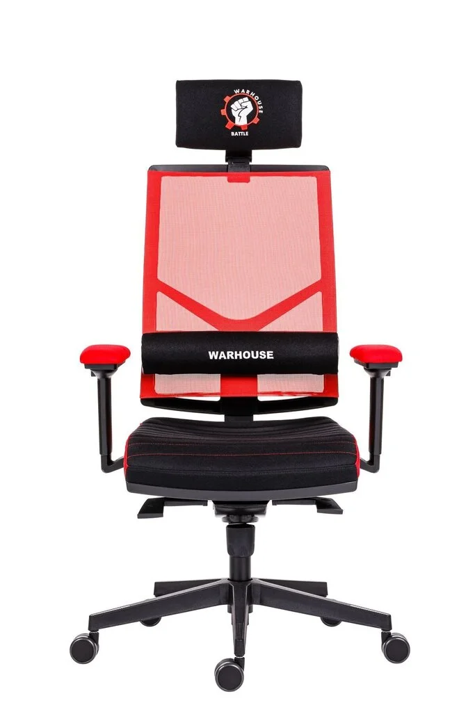 Pelituoli Wood Garden Battlechair Niskatuella, Punainen/musta 2 Pelituoli Wood Garden Battlechair Niskatuella, Punainen/musta - Image 2