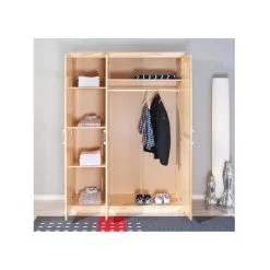 Pelle-vaatekaappi, Mänty -NORE Kalusteet Myymälä pelle vaatekaappi manty eb70b netistai reference