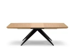 Windsor And Co Pidennettävä Pöytä Windsor &co Magnus 180 Cm, Ruskea/musta -NORE Kalusteet Myymälä pidennettava poyta windsor co magnus 180 cm 412ed netistai reference