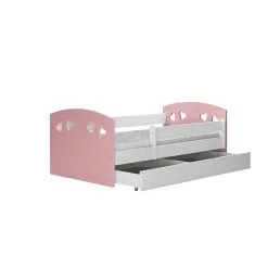 Pinnasänky Kocot Kids Julia, 80x160 Cm, Vaaleanpunainen/valkoinen -NORE Kalusteet Myymälä pinnasanky kocot kids julia 80x160 cm vaaleanpunainenvalkoinen faa30 netistai reference