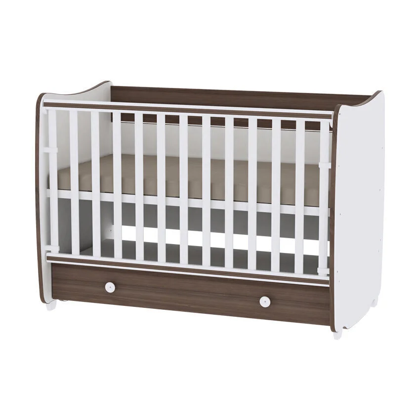 Pinnasänky Lorelli Dream New, 60x120, Valkoinen/vaaleanruskea 2 Pinnasänky Lorelli Dream New, 60x120, Valkoinen/vaaleanruskea - Image 2