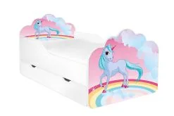 Amila POLA 55 -lastensänky, 160 X 80 Cm, Sis. Patjan Ja Vuodevaatelaatikon