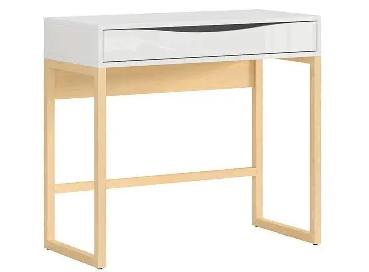 Black Red White Pori -kampauspöytä, Valkoinen Kiiltävä/tammi 1 Black Red White Pori -kampauspöytä, Valkoinen Kiiltävä/tammi