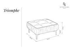 Rahi Interieurs86 Triomphe, Beige Väri/musta -NORE Kalusteet Myymälä pouf interieurs86 triomphe beige varimusta 5ecda halvempi reference