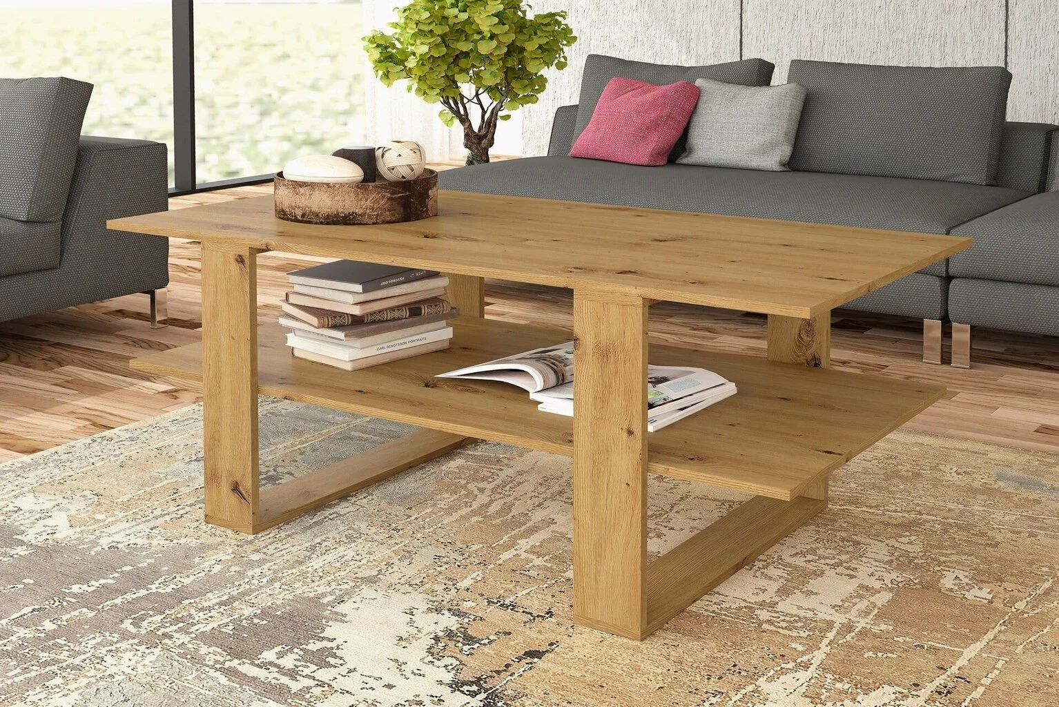 Pöytä Martyna 120, Ruskea 2 Pöytä Martyna 120, Ruskea - Image 2