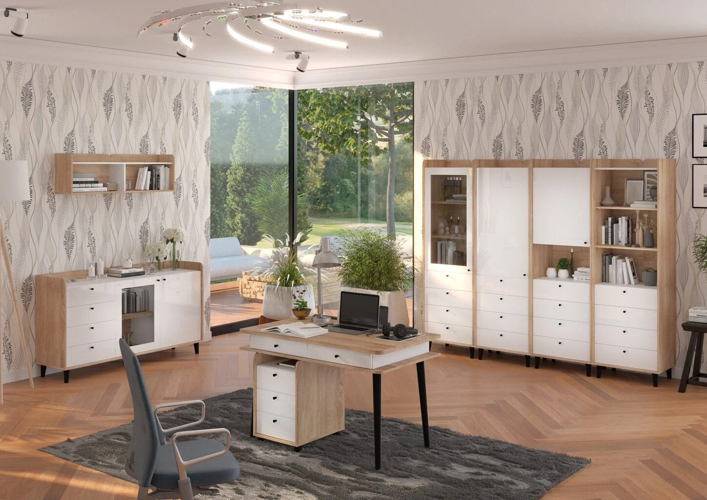 Pöytä Meblocross Dolce Dol-02, Tammi/musta 3 Pöytä Meblocross Dolce Dol-02, Tammi/musta - Image 3