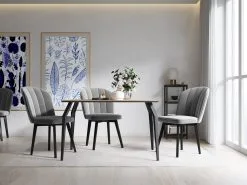 Pöytä Micadoni Home Sono, 120x80 Cm, Ruskea/musta -NORE Kalusteet Myymälä poyta micadoni home sono 120x80 cm ruskeamusta f9987 palaute reference