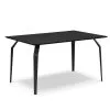 Pöytä Micadoni Home Sono, 140x90 Cm, Musta