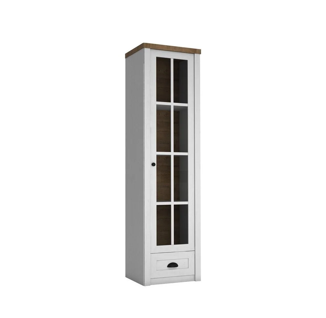 Gala Meble Prowansja Vitriinikaappi, 1-ovinen 1 Gala Meble Prowansja Vitriinikaappi, 1-ovinen