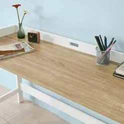 SoBuy Puinen Tietokonepöytä, FWT41-WN -NORE Kalusteet Myymälä puinen tietokonepoyta fwt41 wn 52c29 halvempi reference