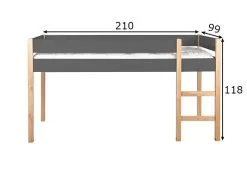 Puoliparvisänky 90x200 cm 4 Puoliparvisänky 90x200 cm -NORE Kalusteet Myymälä puoliparvisanky 90x200cm 0379e hinta reference