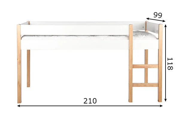 Lüttenhütt Puoliparvisänky 90x200 cm 2 Lüttenhütt Puoliparvisänky 90x200 cm - Image 2