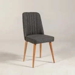 Ruokapöydän Tuoli Kalune Design 869, Harmaa