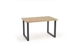 Ruokapöytä Halmar Radus 120 Cm, Vaaleanruskea/musta