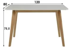 Ruokapöytä Raven 80x120 Cm -NORE Kalusteet Myymälä ruokapoyta raven 80x120 cm 81974 palaute reference