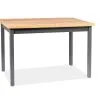 Ruokapöytä Signal Meble Adam 120 Cm, Tammen Värinen