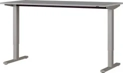 Työpöytä 4244, Harmaa -NORE Kalusteet Myymälä sahkoisesti saadettava kirjoituspoyta agenda 80x180 cm 0de75 palaute reference