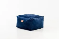 Säkkituoli Funky Beans Box Velour, Sininen