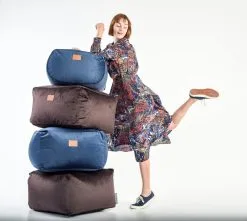 Säkkituoli Funky Beans Box Velour, Sininen -NORE Kalusteet Myymälä sakkituoli funky beans box velour sininen cde09 netistai reference