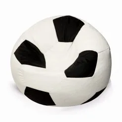 Säkkituoli Qubo™ Ronaldo Blackberry Pop Fit, Musta/valkoinen