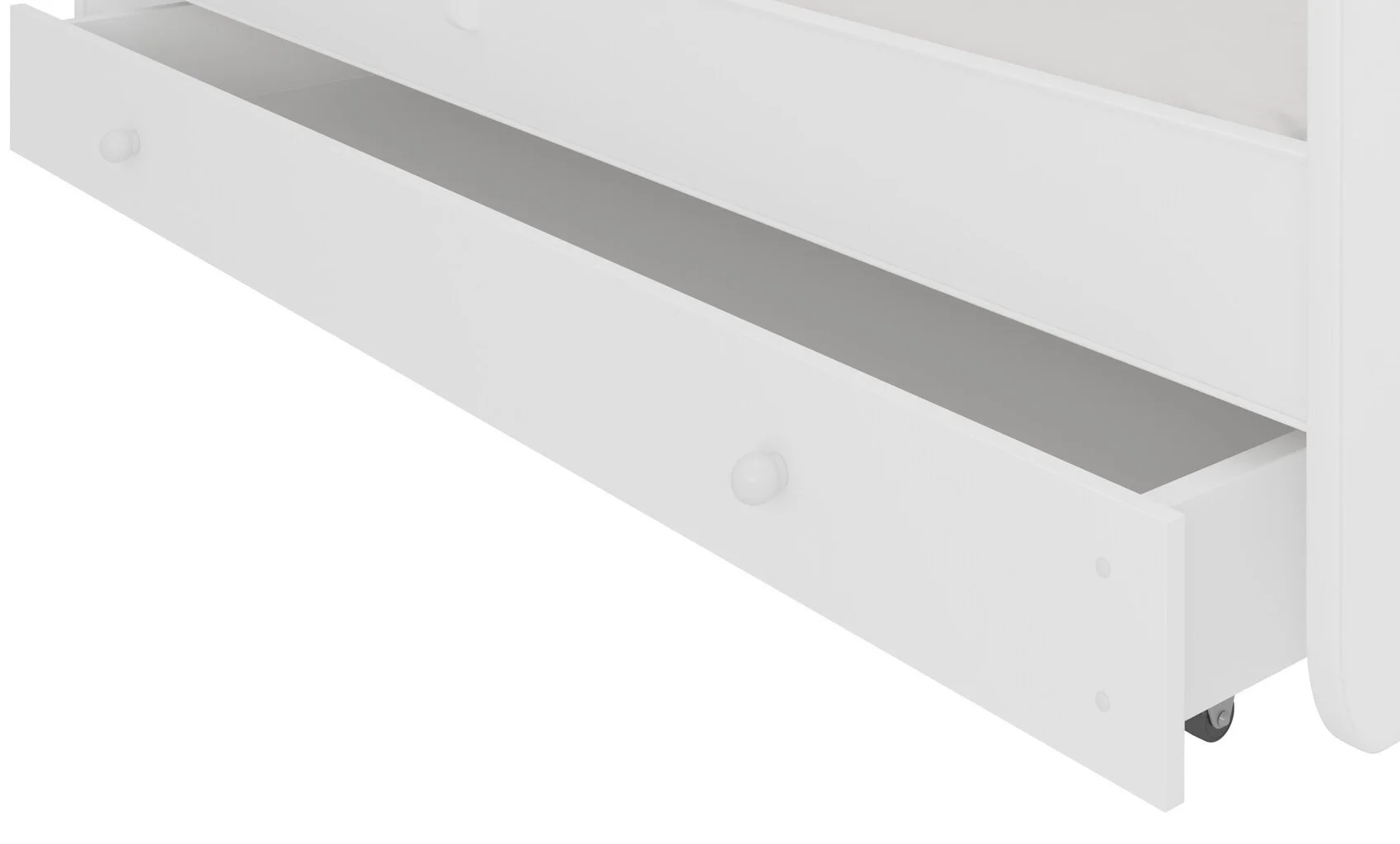 Sänky ADRK Furniture Pepe Railway, 140x70 Cm, Valkoinen 3 Sänky ADRK Furniture Pepe Railway, 140x70 Cm, Valkoinen - Image 3