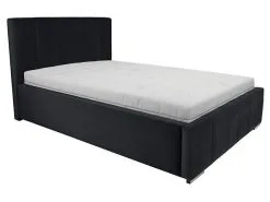 Black Red White Sänky BRW Allos 180X200 Cm, Musta