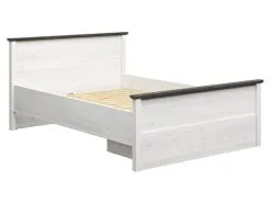 Black Red White Sänky BRW Hesen, 140x200cm, Vaaleanharmaa/harmaa