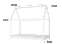 AKL Furniture Sänky Cot , 80x160 Cm, Valkoinen -NORE Kalusteet Myymälä sanky cot 80x160 cm valkoinen 22e4b palaute reference