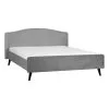 Home4you Sänky LAURA 160x200cm, Vaaleanharmaa