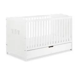 KLUPS Sänky Marsell, 70x140 Cm, Valkoinen