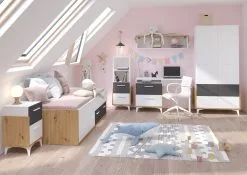 Sänky Meblocross Hey 10, 90x200 Cm, Valkoinen/tummanharmaa -NORE Kalusteet Myymälä sanky meblocross hey 10 90x200 cm valkoinentummanharmaa fe676 palaute reference