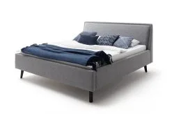 Sänky Meise Frieda, 180x200 Cm, Harmaa/musta