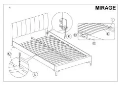Sänky Signal Meble Mirage, 160x200 Cm, Harmaa -NORE Kalusteet Myymälä sanky signal meble mirage 160x200 cm harmaa 91952 netistai reference