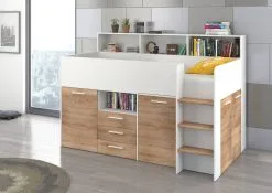 Sänky Työpöydällä Neo P, Valkoinen / Tammi -NORE Kalusteet Myymälä sanky tyopoydalla neo p valkoinen tammi ef3d8 hinta reference