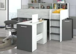 Sänky Työpöydällä Neo P, Valkoinen/harmaa. -NORE Kalusteet Myymälä sanky tyopoydalla neo p valkoinenharmaa c3c50 palaute reference