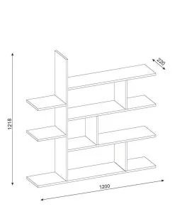 Seinähylly Kalune Design Motif 2, Valkoinen. -NORE Kalusteet Myymälä seinahylly kalune design motif 2 valkoinen 72cd2 netistai reference