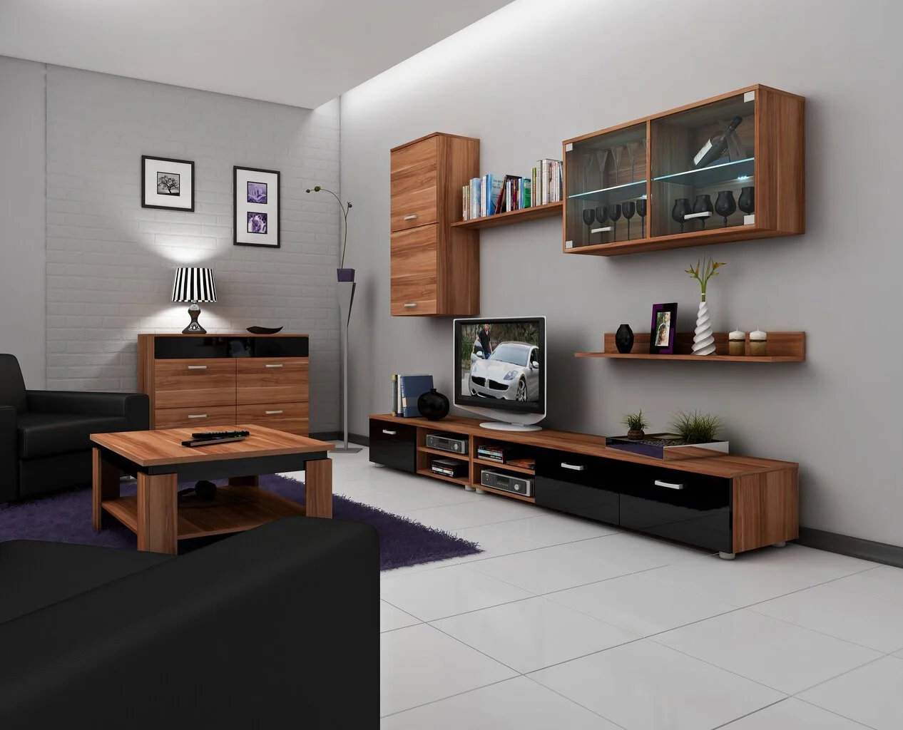 Meblocross Seinähylly Magic, Ruskea 3 Meblocross Seinähylly Magic, Ruskea - Image 3