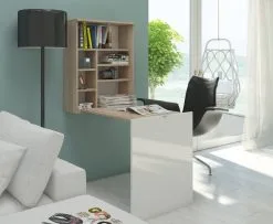 Meblocross Seinähyllypöytä Hide, Valkoinen