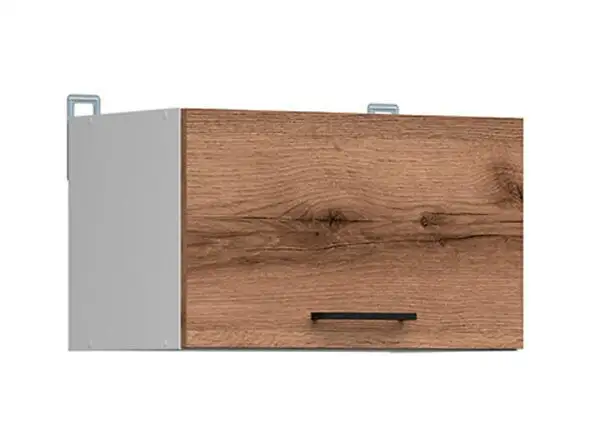 Black Red White Seinäkaappi BRW Junona Line 50, Tummanruskea. 2 Black Red White Seinäkaappi BRW Junona Line 50, Tummanruskea. - Image 2