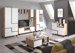 Seinäkaappi Meblocross Lars 11 1D, Valkoinen/vaalea Tammi -NORE Kalusteet Myymälä seinakaappi meblocross lars 11 1d valkoinenvaalea tammi a70bc palaute reference