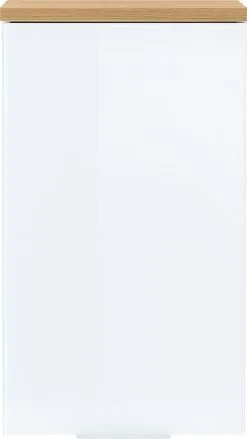 Seinäkaappi Pescara 2750, Valkoinen/ruskea