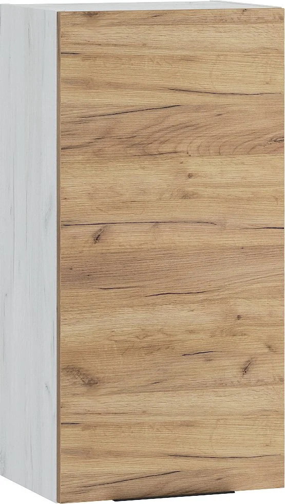 Meblocross Seinäkaappi Sven 1DPN, Valkoinen/ruskea 1 Meblocross Seinäkaappi Sven 1DPN, Valkoinen/ruskea