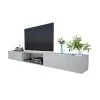 Selsey Leo LED -TV-taso, 34 X 300 X 40 Cm, Harmaa